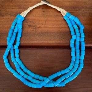 African trade bead necklace
